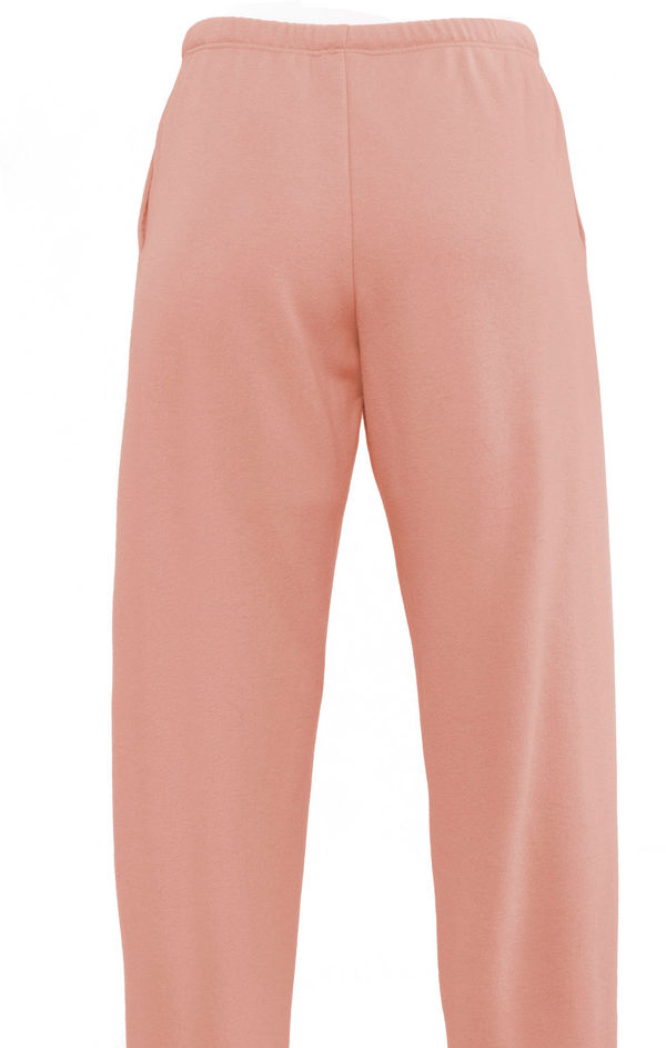 Am image of a Custom Next Level Apparel Ladies Laguna Sueded Sweatpant in Desert Pink!