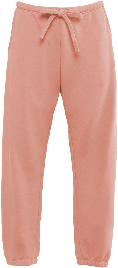 Am image of a Custom Next Level Apparel Ladies Laguna Sueded Sweatpant in Desert Pink!