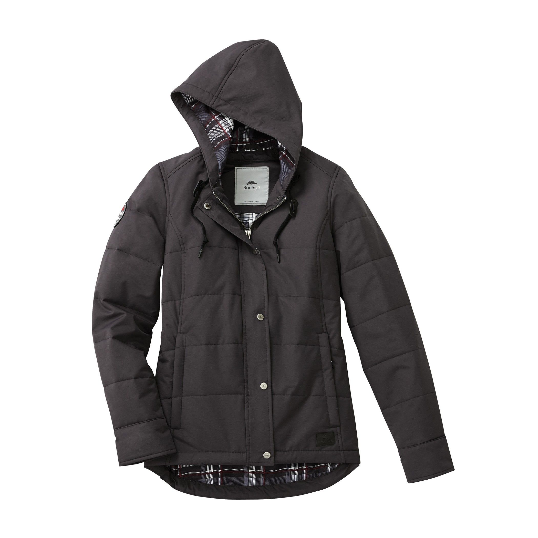 Roots73 Womens Gravenhurst Jacket in Grey Smoke