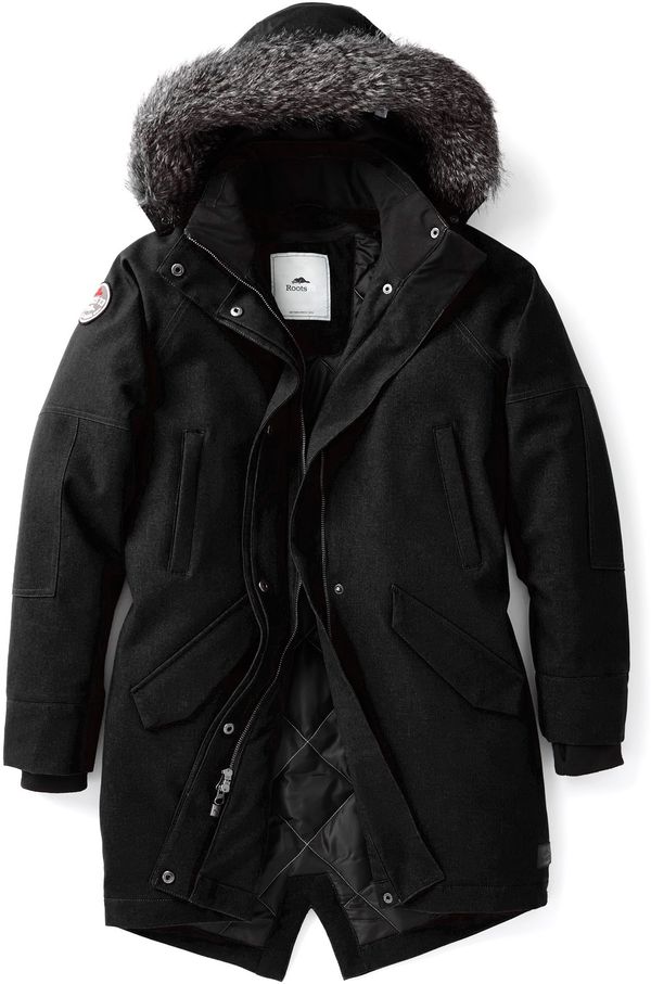 Am image of a Custom Roots73 Womens Bridgewater Insulated Jacket in Black!
