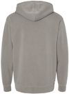 Am image of a Custom Independent Trading Co Pigment Dyed Hooded Sweatshirt in Pigment Cement!