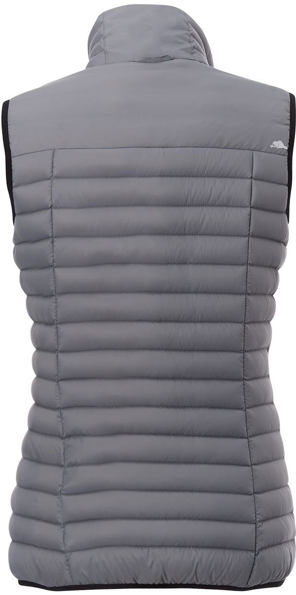 Am image of a Custom Roots73 Womens Eaglecove Down Vest in Quarry!