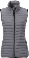 Am image of a Custom Roots73 Womens Eaglecove Down Vest in Quarry!