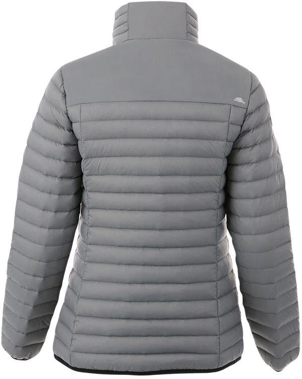 Am image of a Custom Roots73 Womens Beechriver Down Jacket in Quarry!