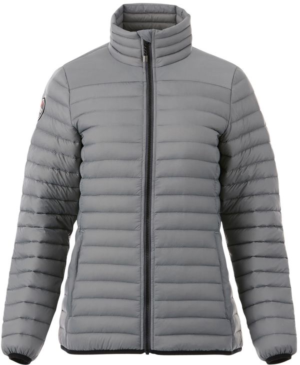 Am image of a Custom Roots73 Womens Beechriver Down Jacket in Quarry!