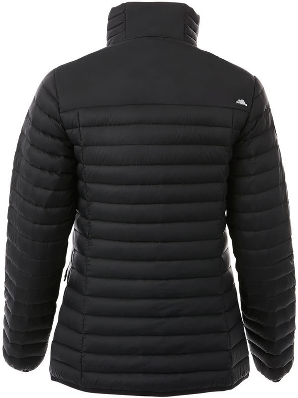 Am image of a Custom Roots73 Womens Beechriver Down Jacket in Black!