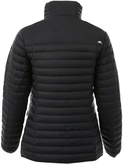 Am image of a Custom Roots73 Womens Beechriver Down Jacket in Black!