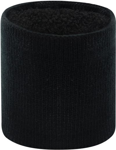 Am image of a Custom AJM Acrylic Poly Neck Warmer in Black!