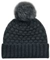 Am image of a Custom Acrylic Cuff Toque Faux Fur in Charcoal/Charcoal!