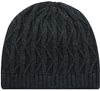 Am image of a Custom Acrylic Jacquard Cable Knit Board Toque in Charcoal!