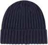 Am image of a Custom AJM Chunky Rib Knit Acrylic Cuff Toque in Navy!