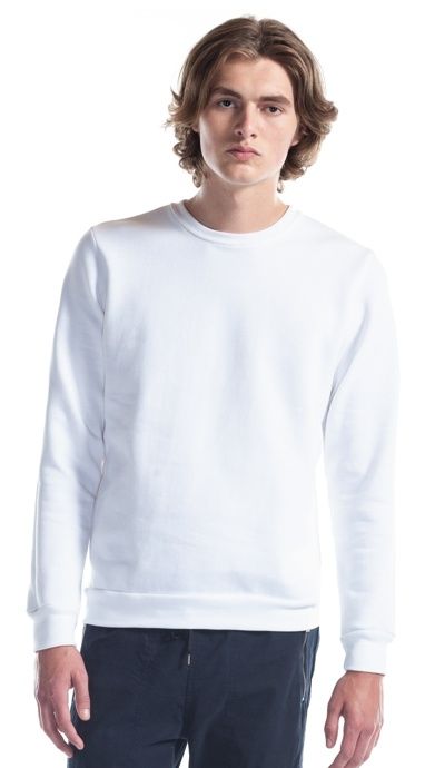Jerico Crewneck Sweatshirt in White