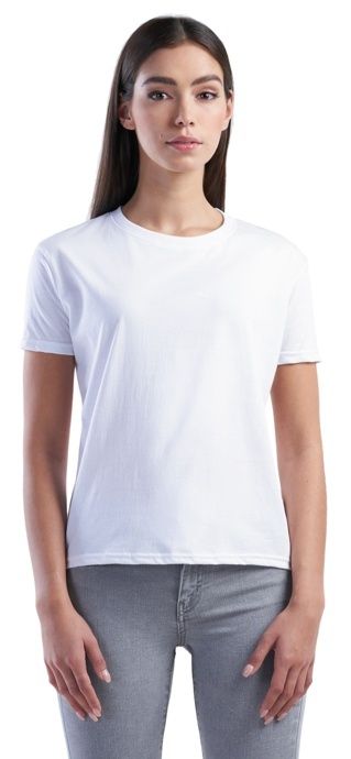Jerico Ladies Box Cut T Shirt in White