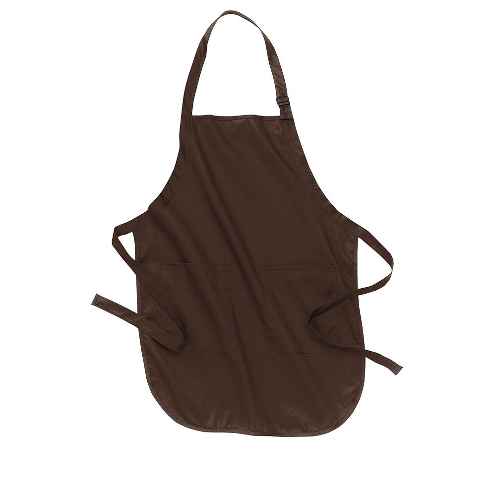 Port Authority Full Length Apron with Pockets in Coffee Bean