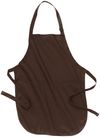 Am image of a Custom Port Authority Full Length Apron with Pockets in Coffee Bean!