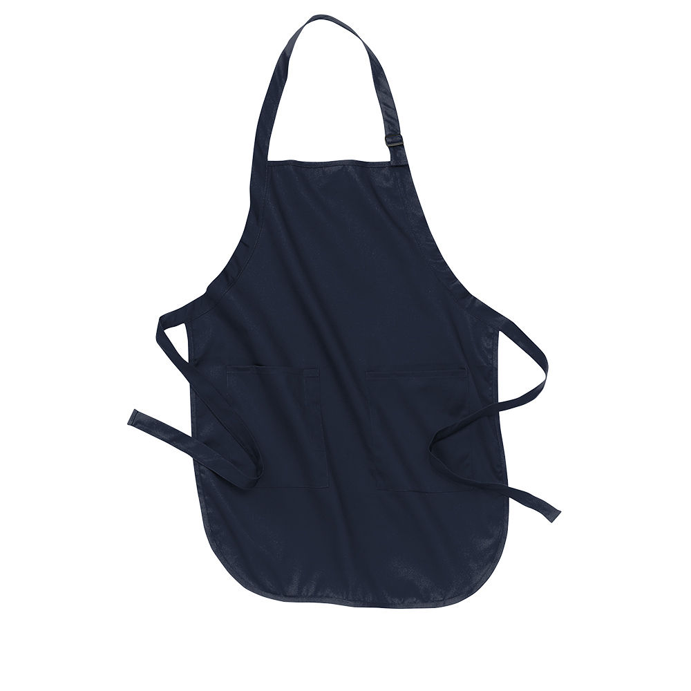 Port Authority Full Length Apron with Pockets in Navy