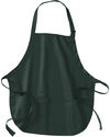 Am image of a Custom Port Authority Medium Length Apron with Pouch Pockets in Hunter!