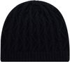 An image of a Custom Acrylic Jacquard Cable Knit Board Toque in Black!