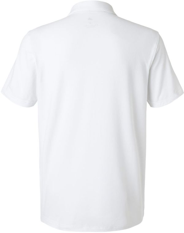 Am image of a Custom Adidas Blend Polo in White!