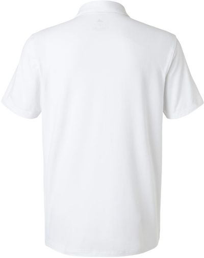 Am image of a Custom Adidas Blend Polo in White!