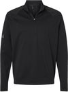 Am image of a Custom Adidas Club Quarter Zip Pullover in Black!