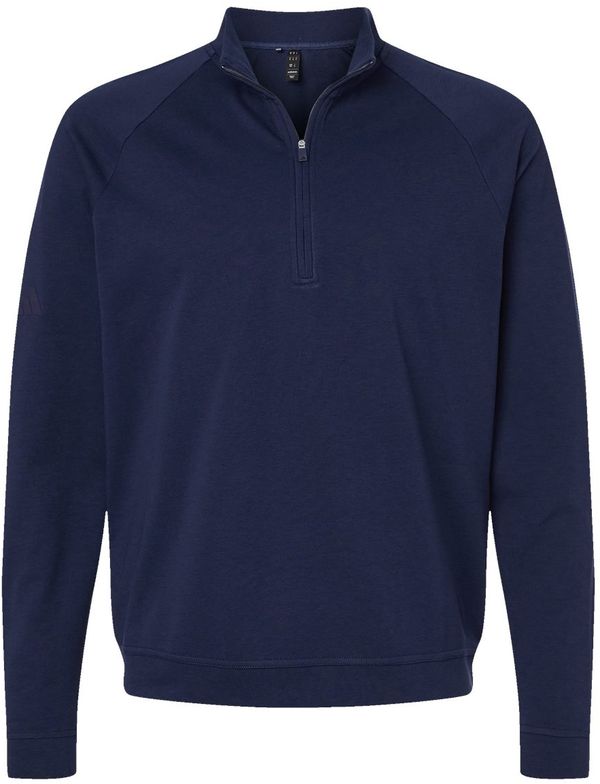 Am image of a Custom Adidas Club Quarter Zip Pullover in Collegiate Navy!