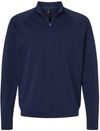 Am image of a Custom Adidas Club Quarter Zip Pullover in Collegiate Navy!