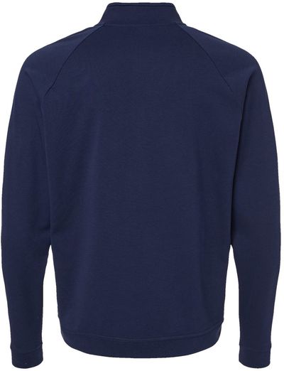 Am image of a Custom Adidas Club Quarter Zip Pullover in Collegiate Navy!