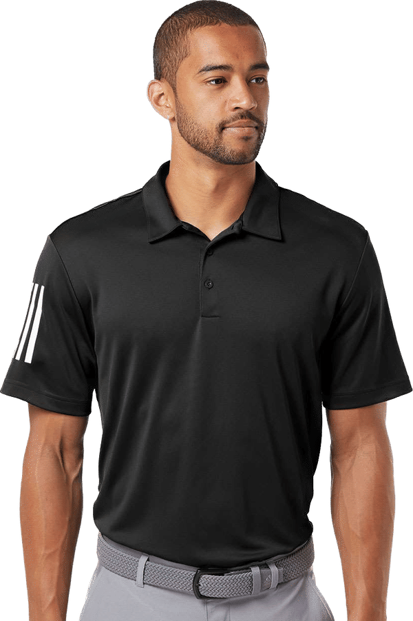 An image of a Custom Adidas Floating 3 Stripes Polo!
