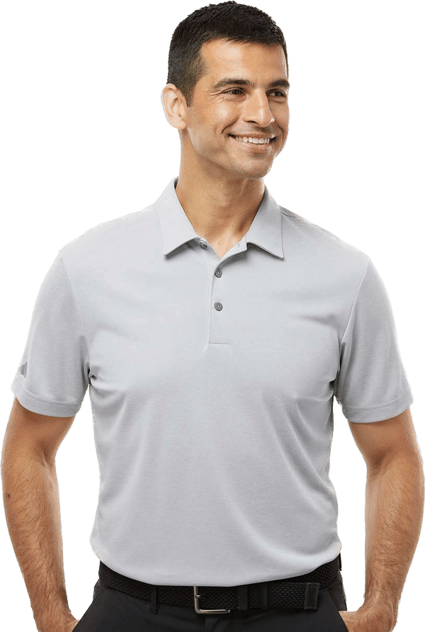 An image of a Custom Adidas Heathered Polo!