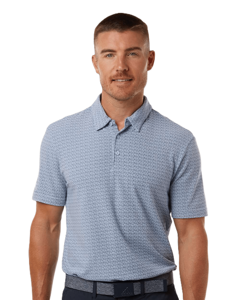 Adidas Mens Blended Printed Polo