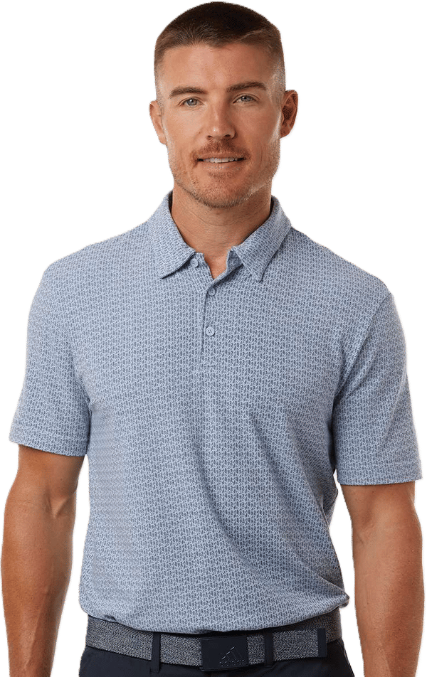 An image of a Custom Adidas Mens Blended Printed Polo!
