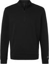 An image of a Custom Adidas Mens Elevated Fleece QuarterZip Pullover in Black!