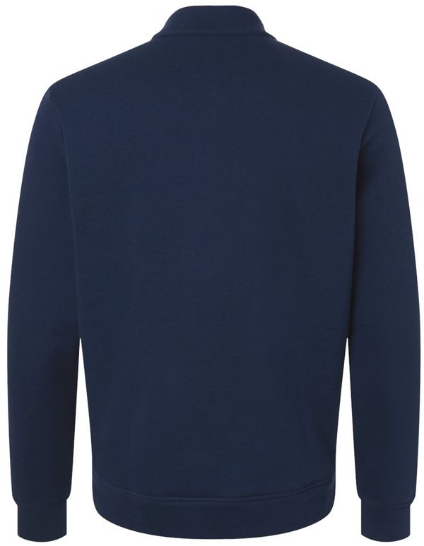 An image of a Custom Adidas Mens Elevated Fleece QuarterZip Pullover in Collegiate Navy!