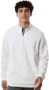 An image of a Custom Adidas Mens Elevated Fleece QuarterZip Pullover!