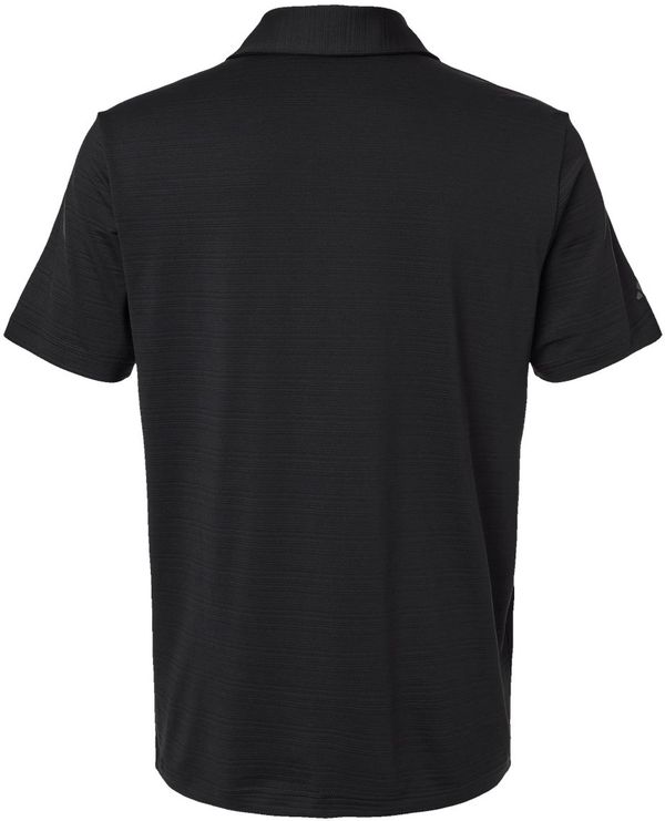 An image of a Custom Adidas Mens Textured Stripe Polo in Black!