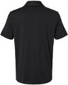 An image of a Custom Adidas Mens Textured Stripe Polo in Black!