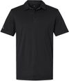 An image of a Custom Adidas Mens Textured Stripe Polo in Black!