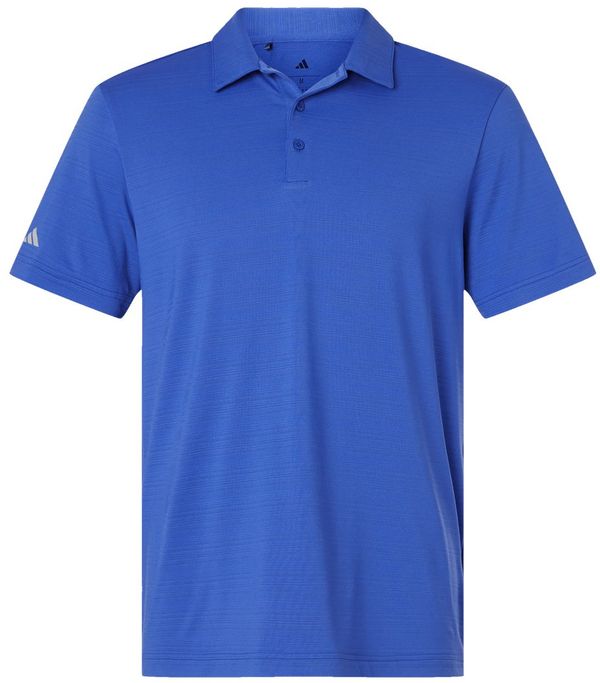 An image of a Custom Adidas Mens Textured Stripe Polo in Bright Royal!