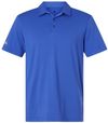 An image of a Custom Adidas Mens Textured Stripe Polo in Bright Royal!