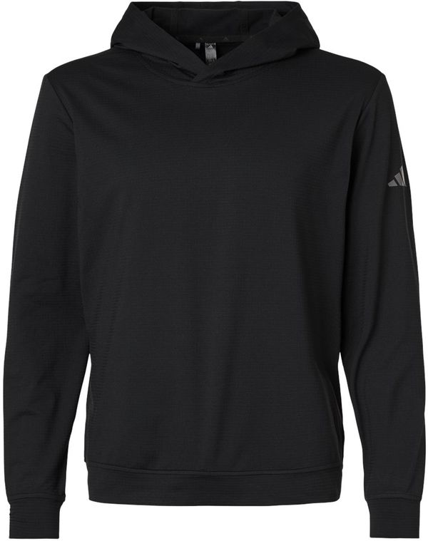 An image of a Custom Adidas Mens Ultimate365 Elevated Hoodie in Black!