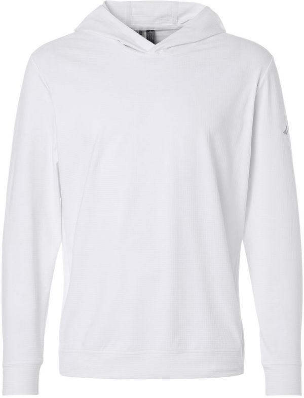 An image of a Custom Adidas Mens Ultimate365 Elevated Hoodie in White!