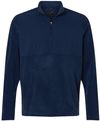 Am image of a Custom Adidas Mens Ultimate Cozy Quarter Zip Pullover in Collegiate Navy!