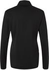 Am image of a Custom Adidas Women's Textured Stripe Quarter Zip Pullover in Black!