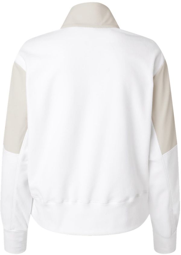 An image of a Custom Adidas Womens Fleece Quarter Zip Pullover in Alumina!