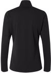 An image of a Custom Adidas Womens Lightweight QuarterZip Pullover in Black!