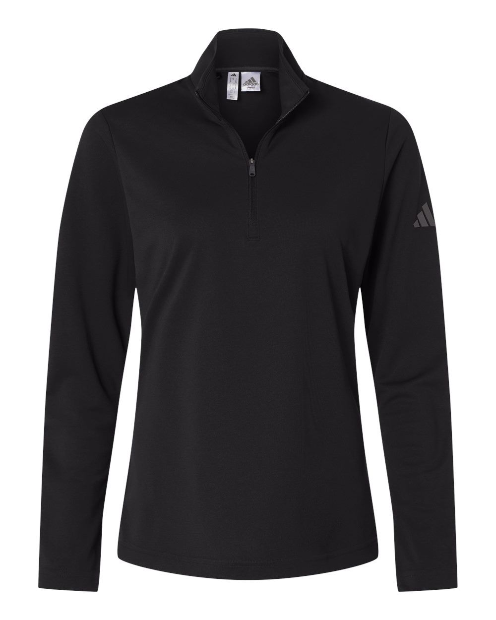 Adidas Womens Lightweight QuarterZip Pullover in Black