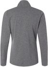 An image of a Custom Adidas Womens Lightweight QuarterZip Pullover in Black Heather!
