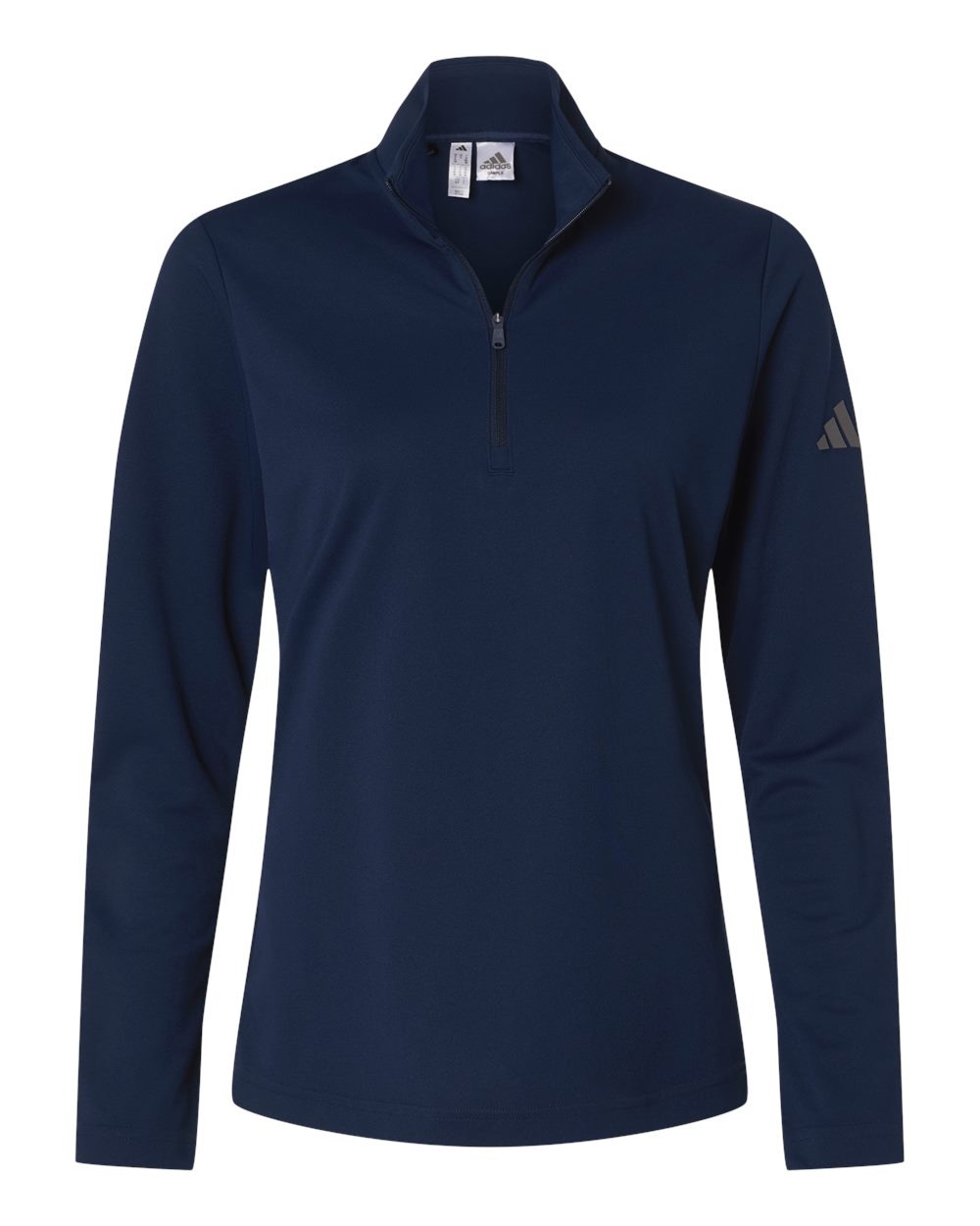 Adidas Womens Lightweight QuarterZip Pullover in Collegiate Navy