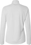 An image of a Custom Adidas Womens Lightweight QuarterZip Pullover in White!